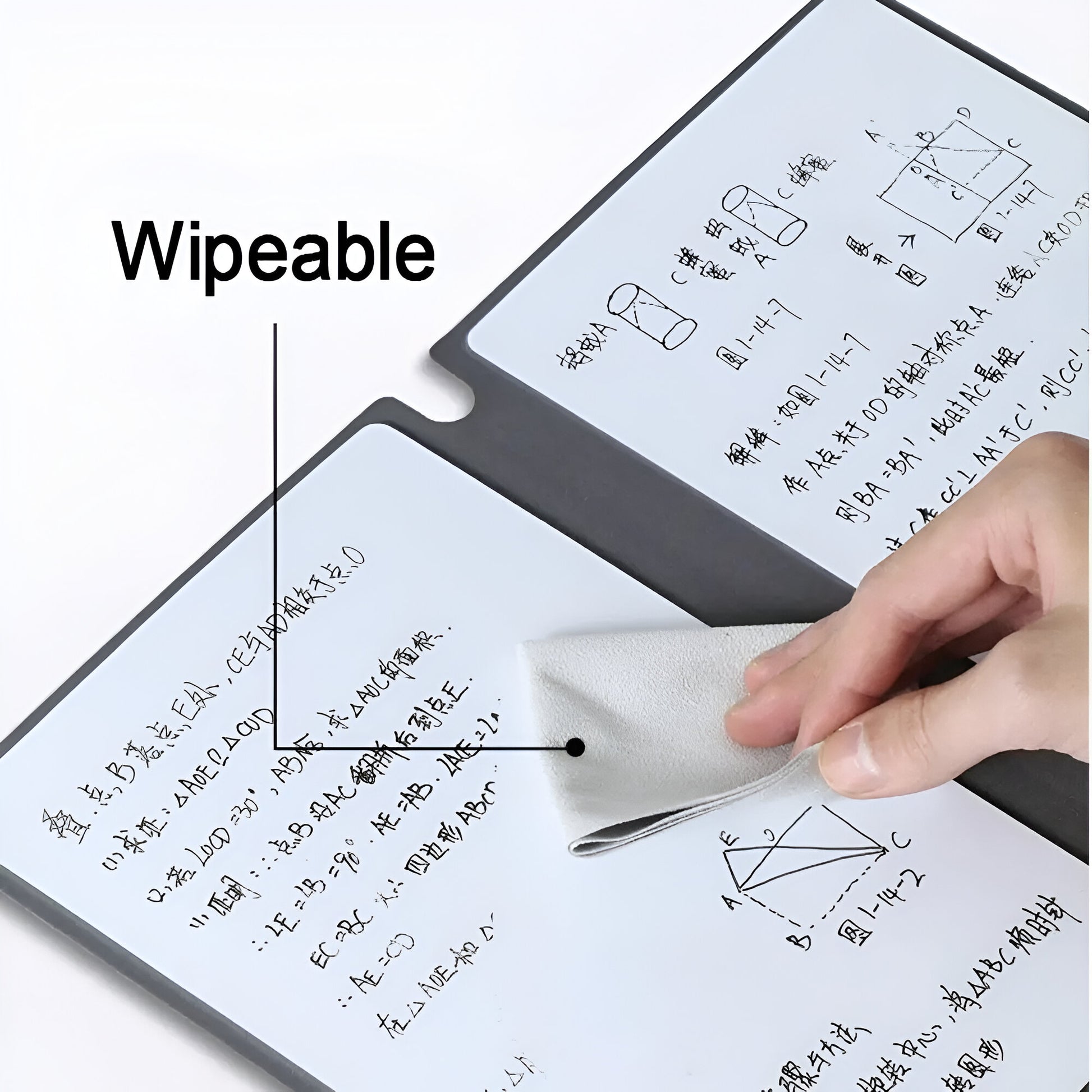 A5 Whiteboard Notebook: Wipeable & Reusable Weekly Planner