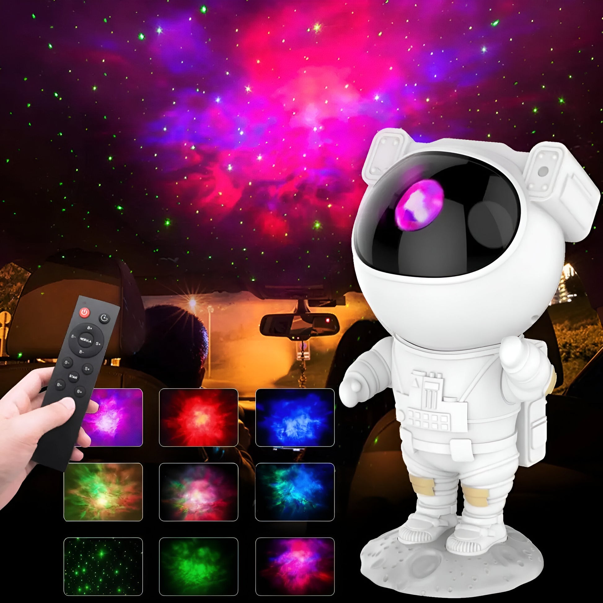 Astronaut Star Night Light Lamp Projector