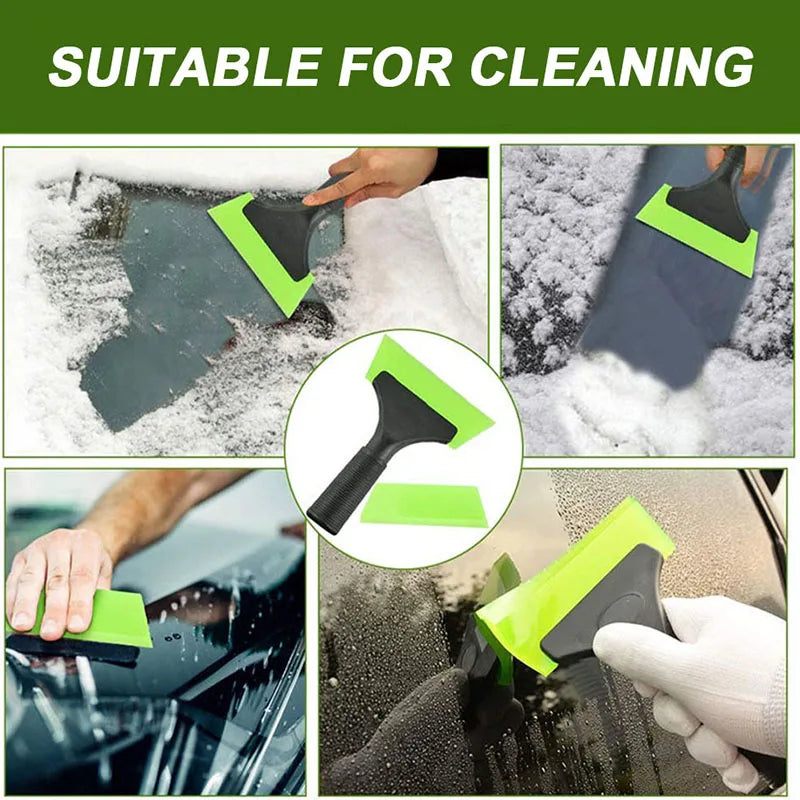 Silicone Car Squeegee: Window Wiper and Snow Scraper