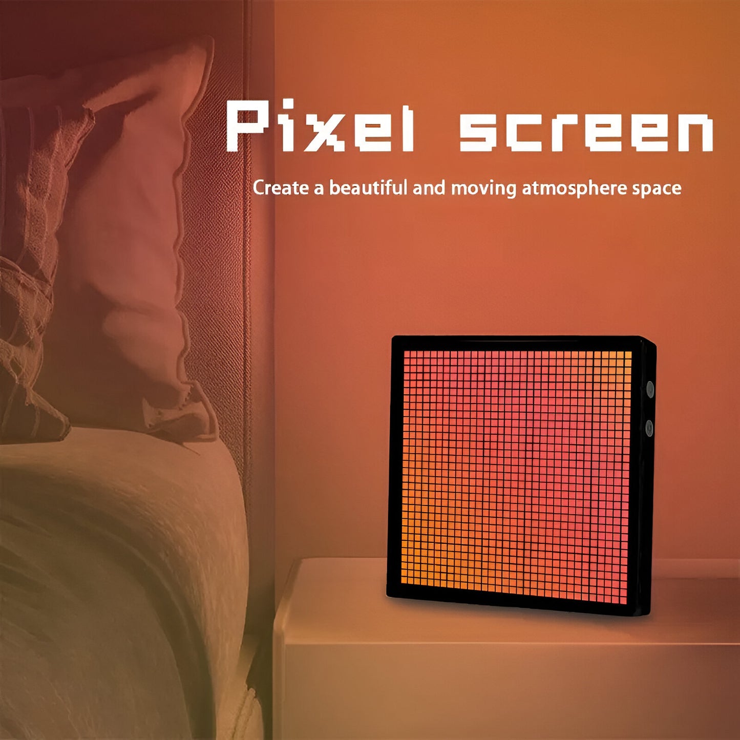 Customizable LED Pixel Display Night Light with Bluetooth APP Control