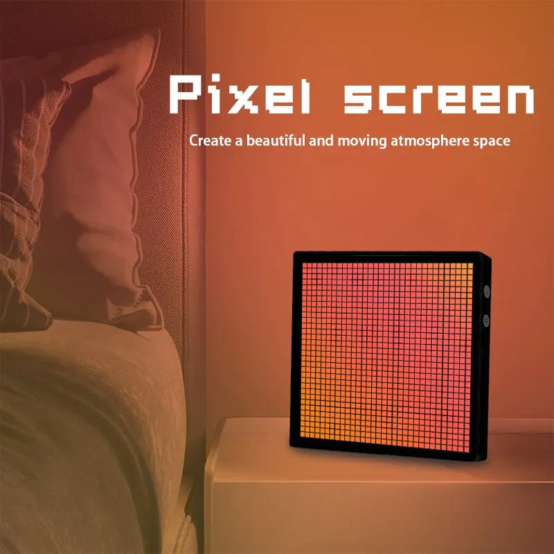 Customizable LED Pixel Display Night Light with Bluetooth APP Control