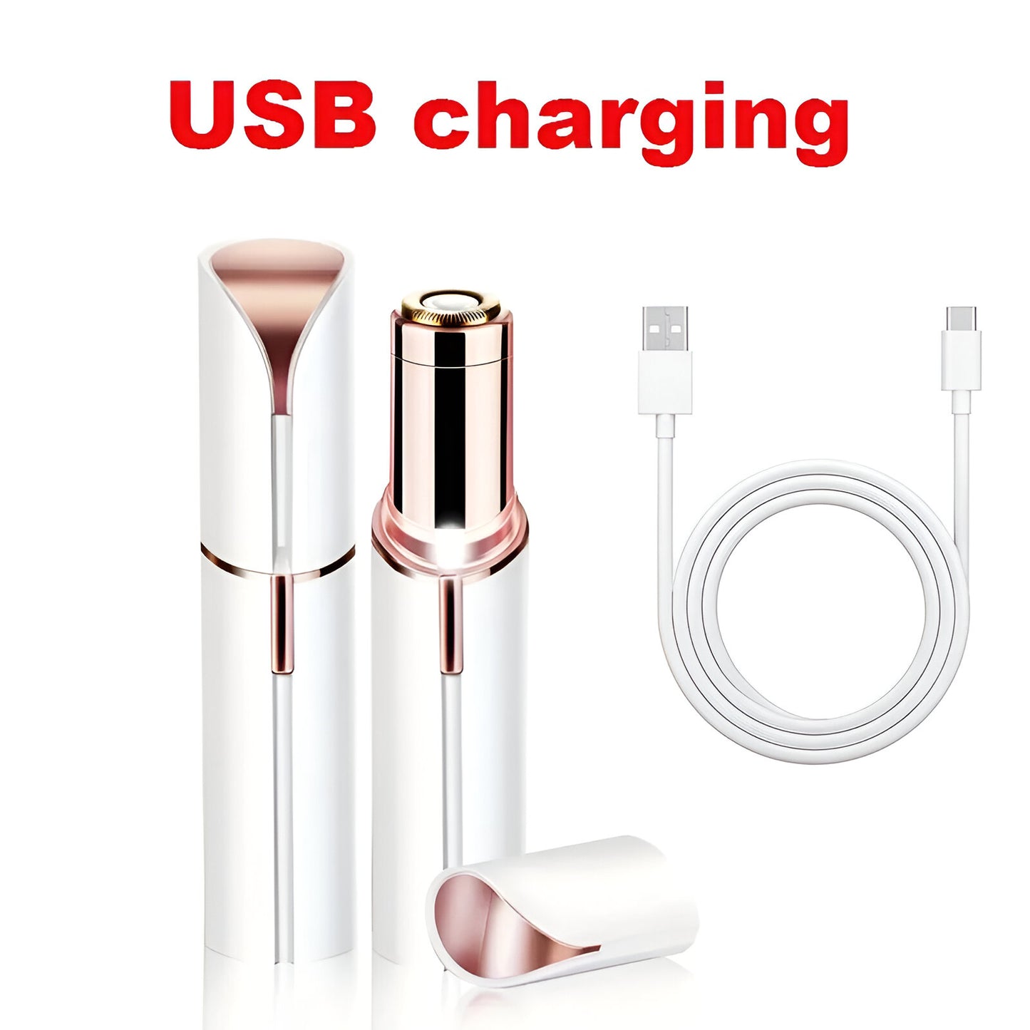 Portable Lipstick Shaped Electric Hair Remover