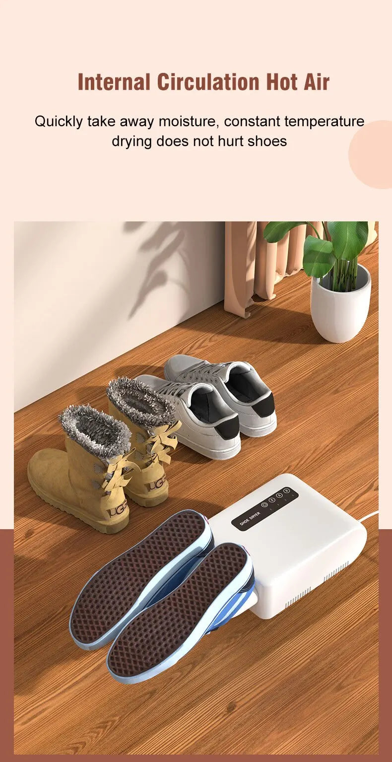 Electric Shoe Dryer and Sterilizer: Keep Your Footwear Dry and Odor-Free