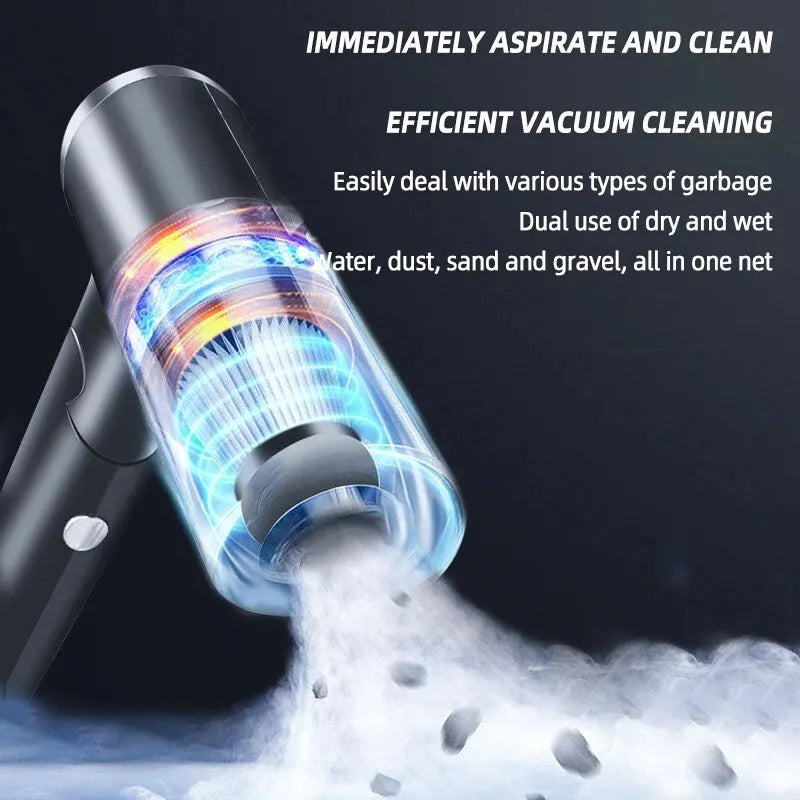 Wireless Vacuum Cleaner - Home and Car Cleaning