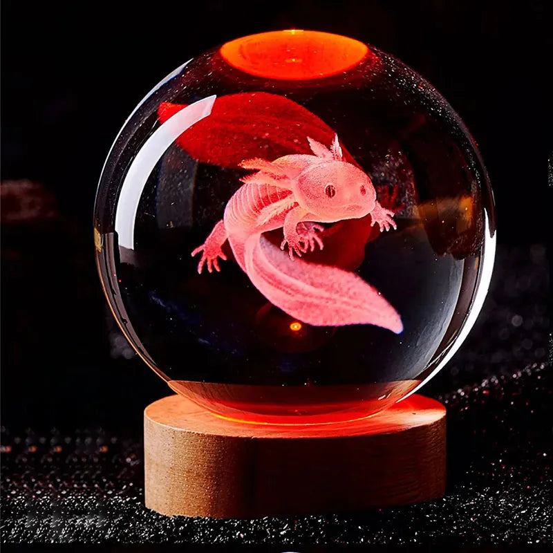 Glowing Fish Crystal Ball Night Light