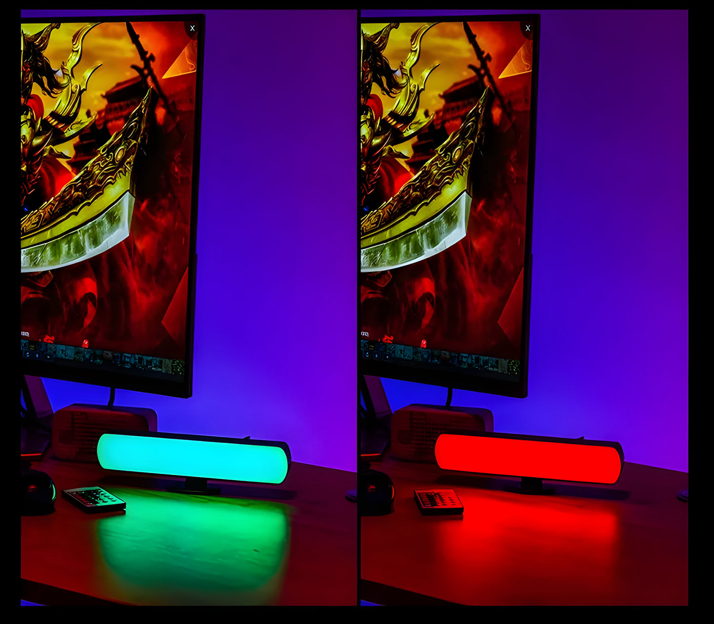 LED Night Light Bars RGB with Remote Control