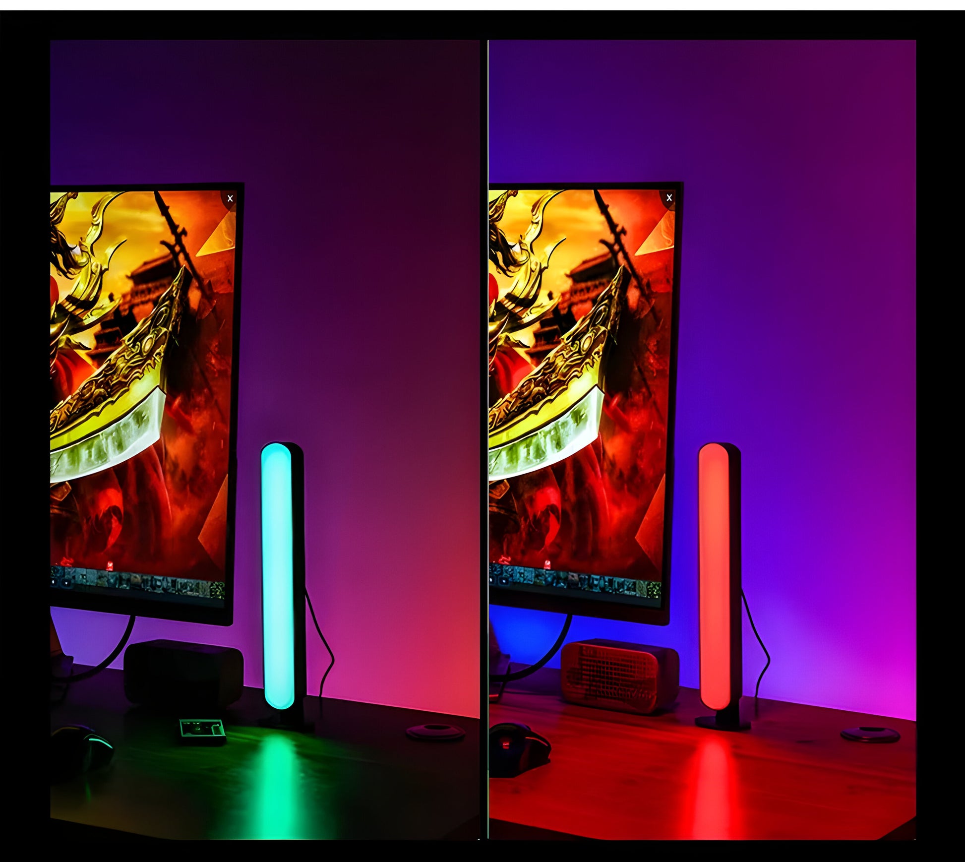 LED Night Light Bars RGB with Remote Control