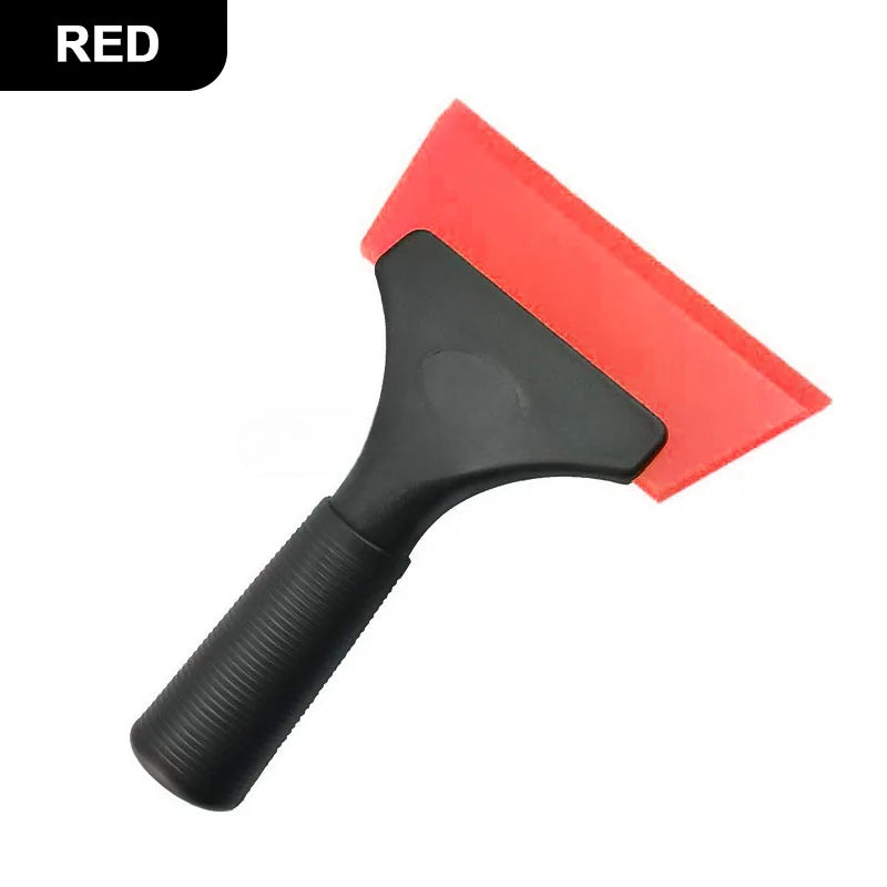 Silicone Car Red Squeegee: Window Wiper and Snow Scraper