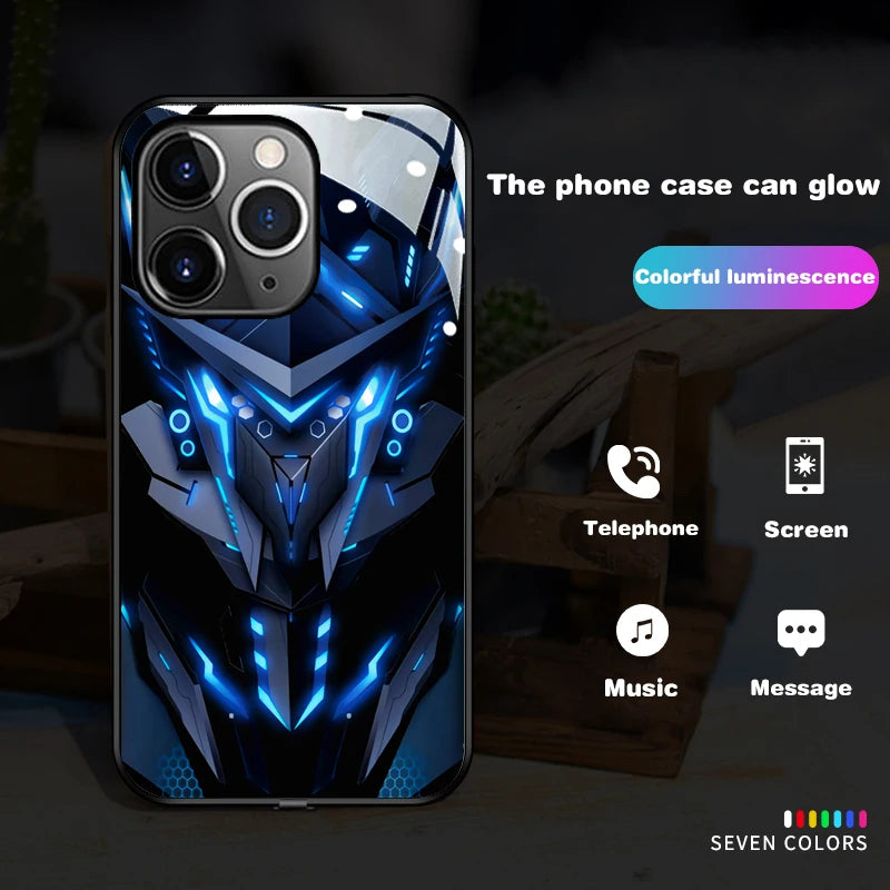 Luxury Colorful LED Light-Up Phone Case