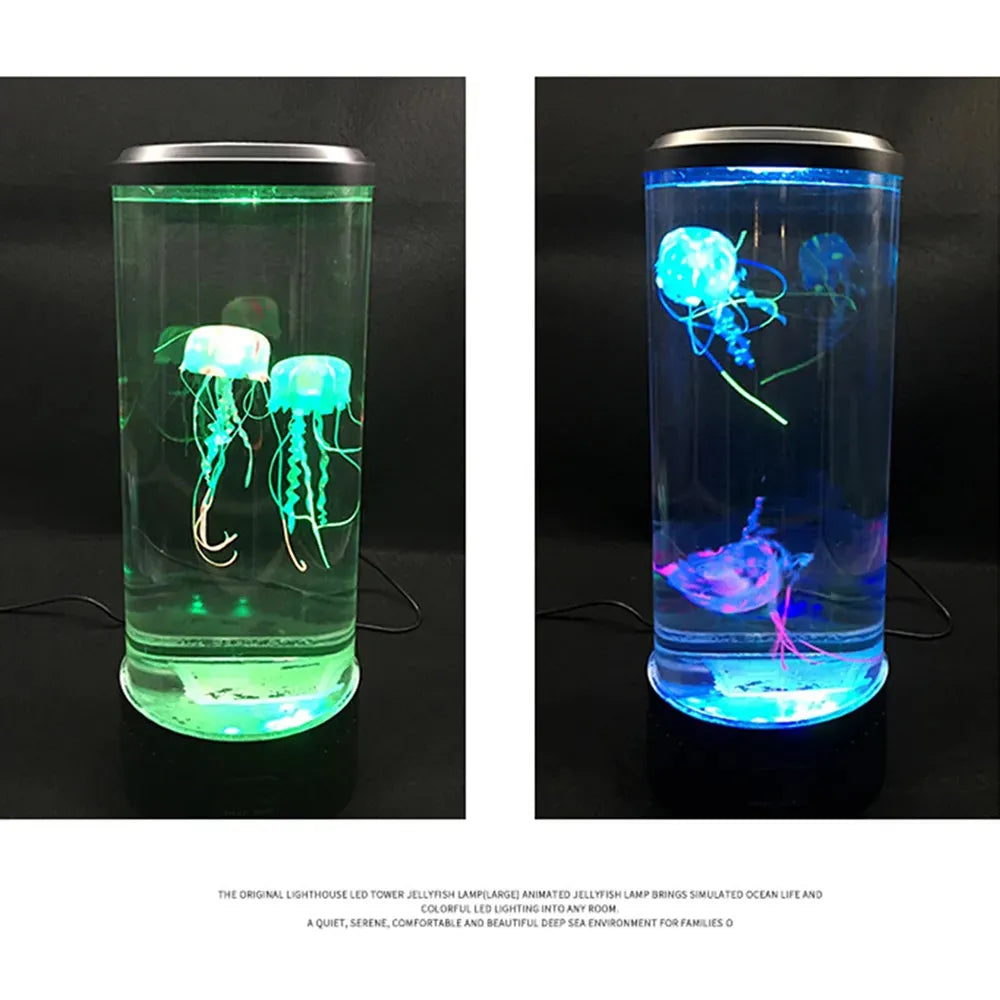 Colour Changing Jellyfish Lamp - USB/Battery Powered Table Night Light