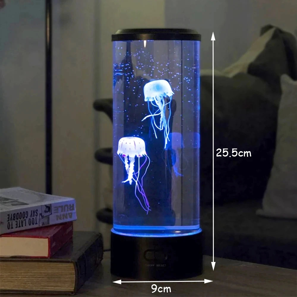 Colour Changing Jellyfish Lamp - USB/Battery Powered Table Night Light