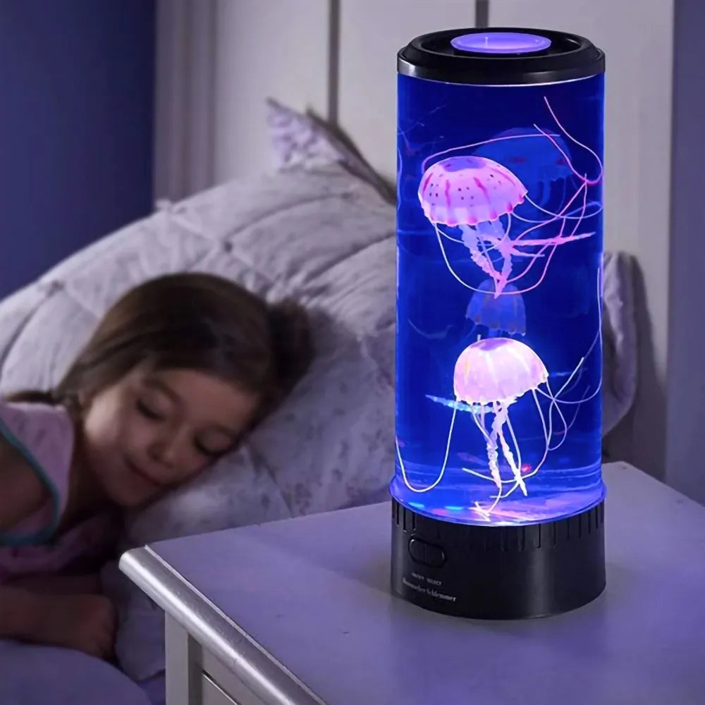 Colour Changing Jellyfish Lamp - USB/Battery Powered Table Night Light