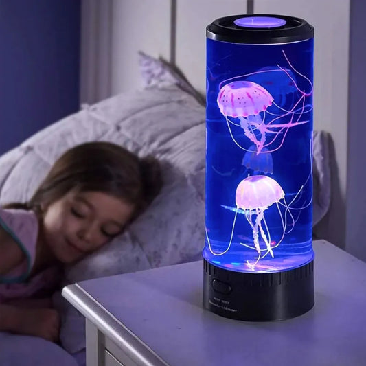 Colour Changing Jellyfish Lamp - USB/Battery Powered Table Night Light