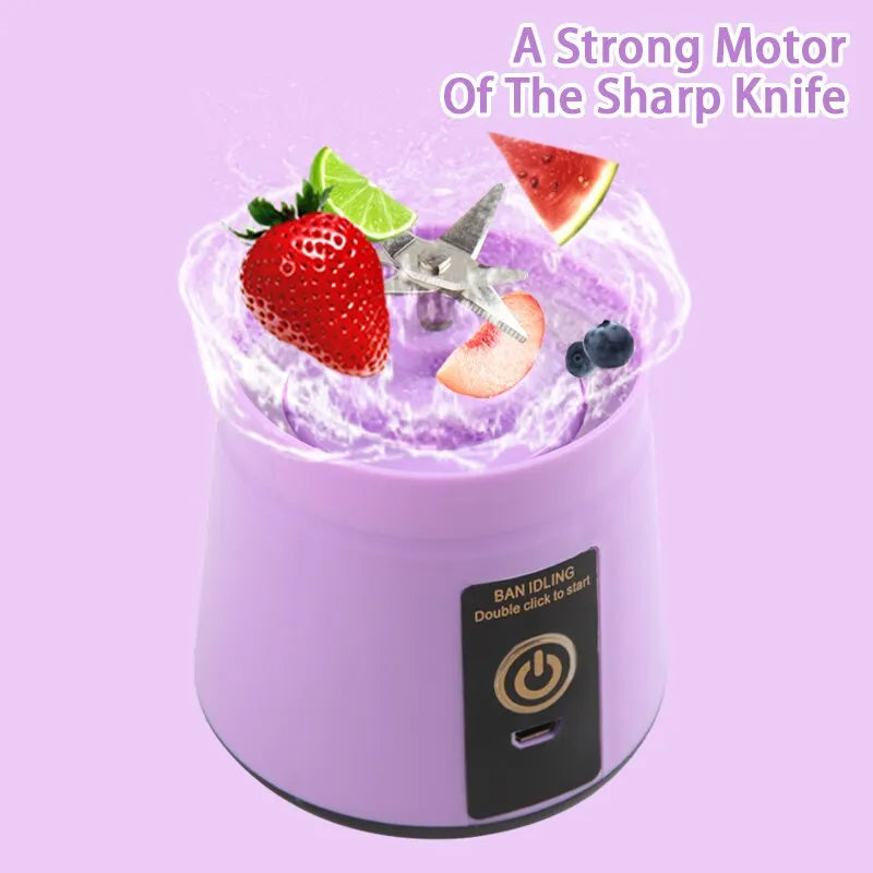 Portable Fruit Juice Purple Blender