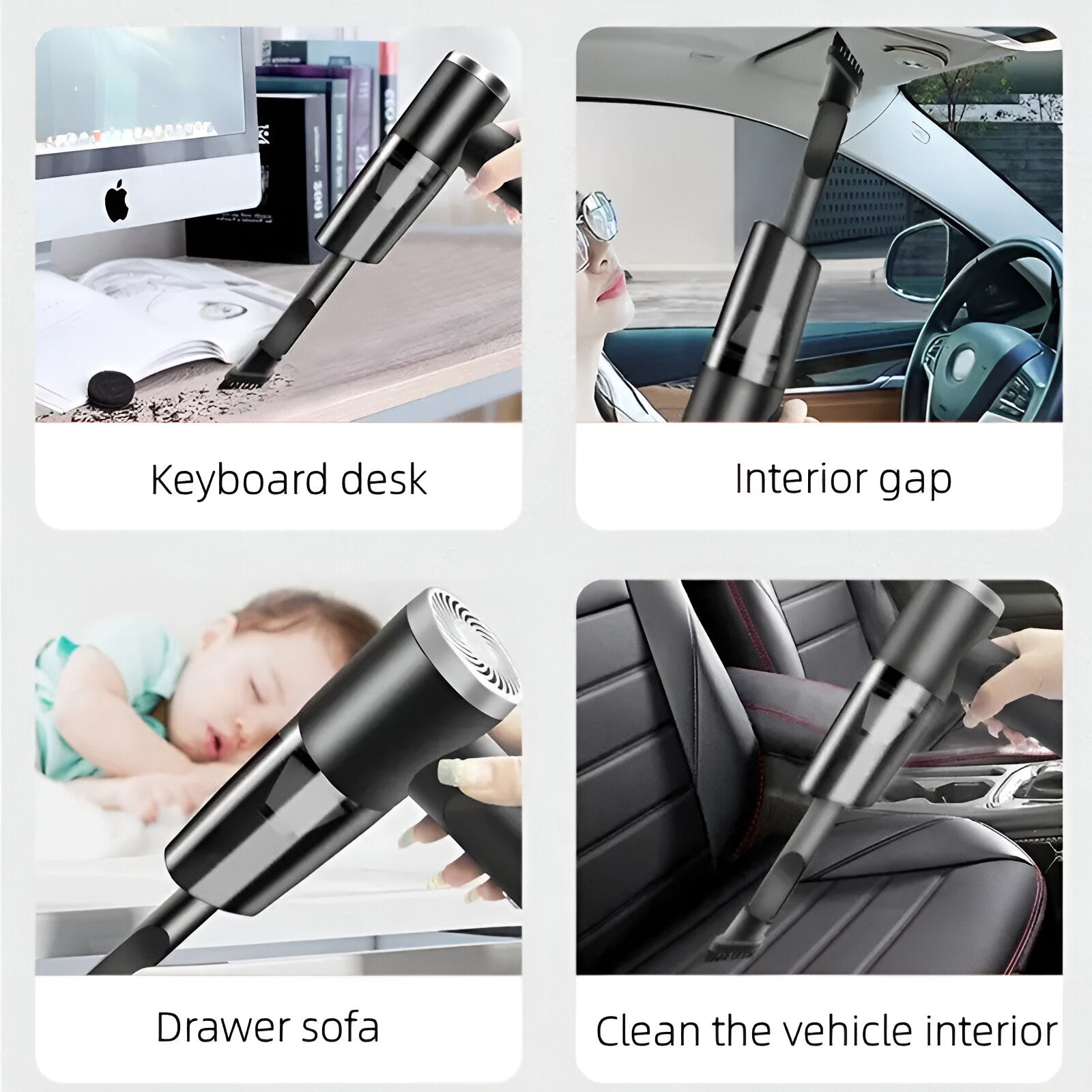 Wireless Vacuum Cleaner - Home and Car Cleaning