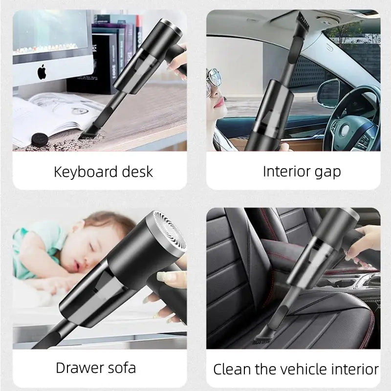 Wireless Vacuum Cleaner - Home and Car Cleaning