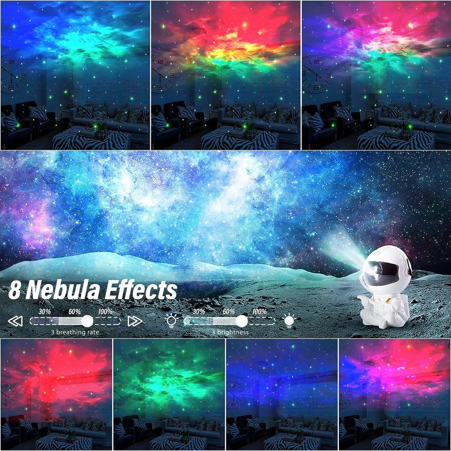  Astronaut Space Night Light projector