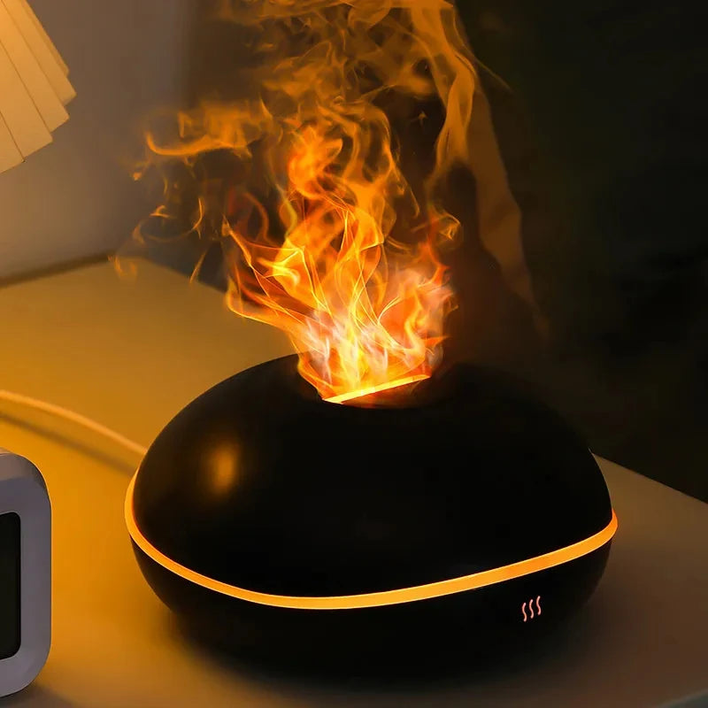 7 Color LED Scent Aroma Diffuse, Black Humidifier Lamp