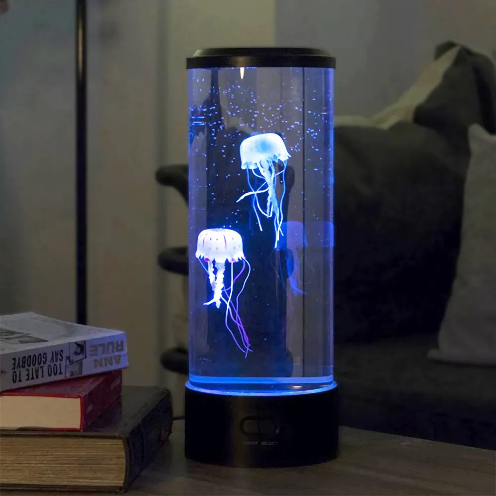 Colour Changing Jellyfish Lamp - USB/Battery Powered Table Night Light