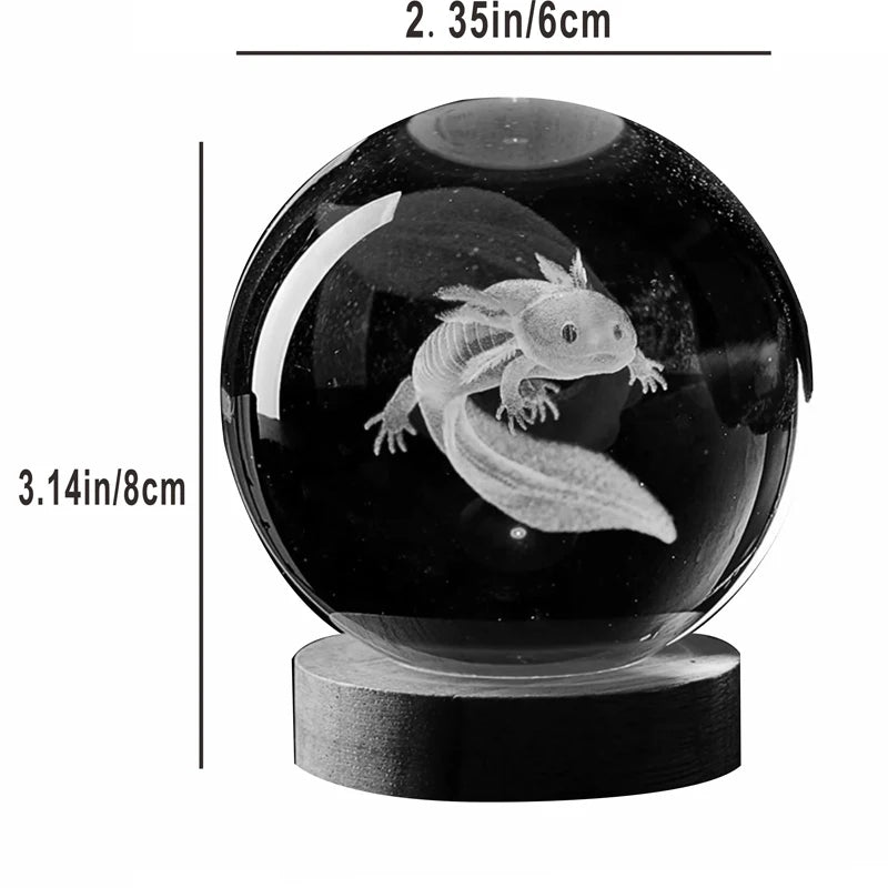 Glowing Fish Crystal Ball Night Light