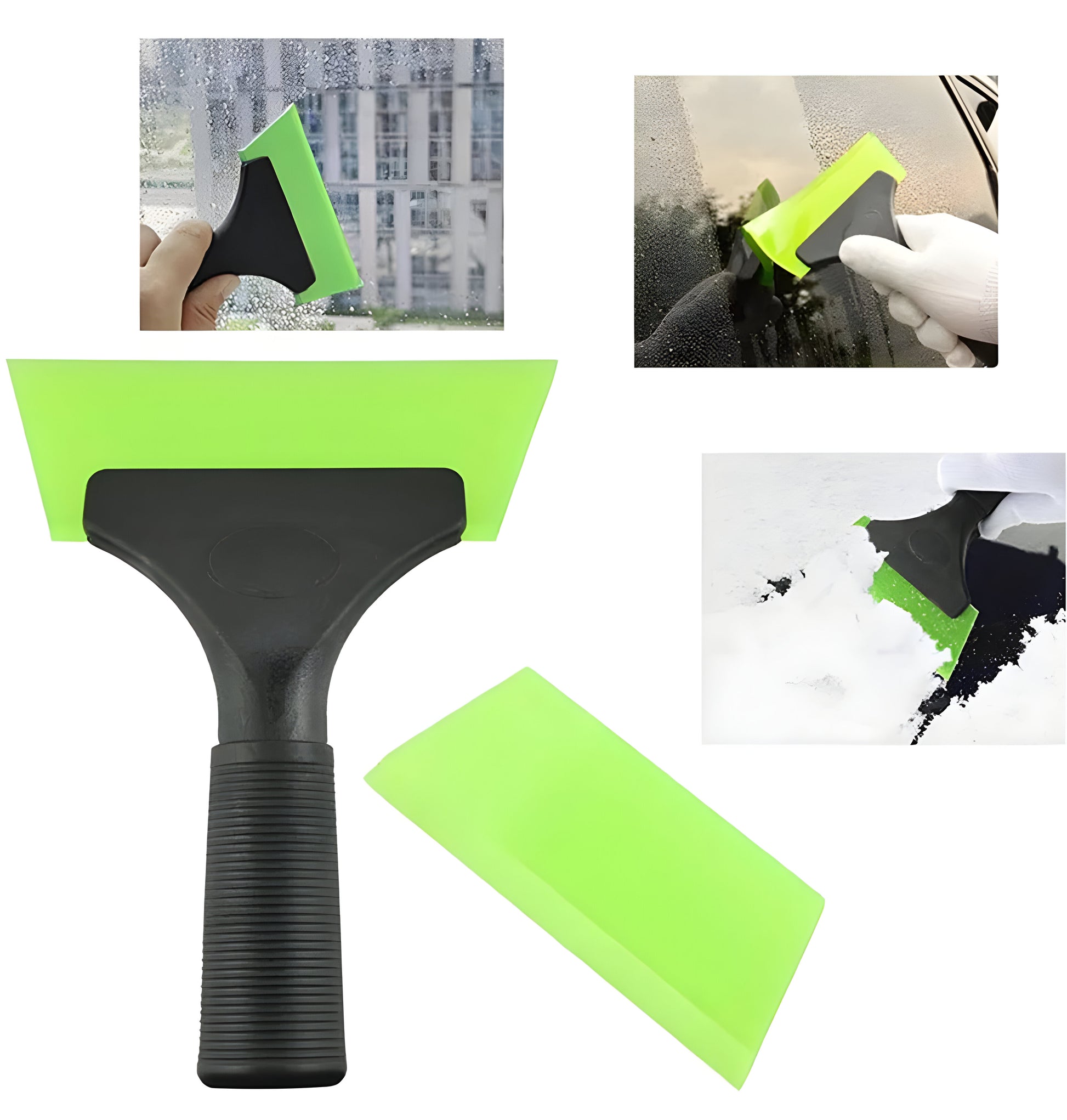 Silicone Car Squeegee: Window Wiper and Snow Scraper