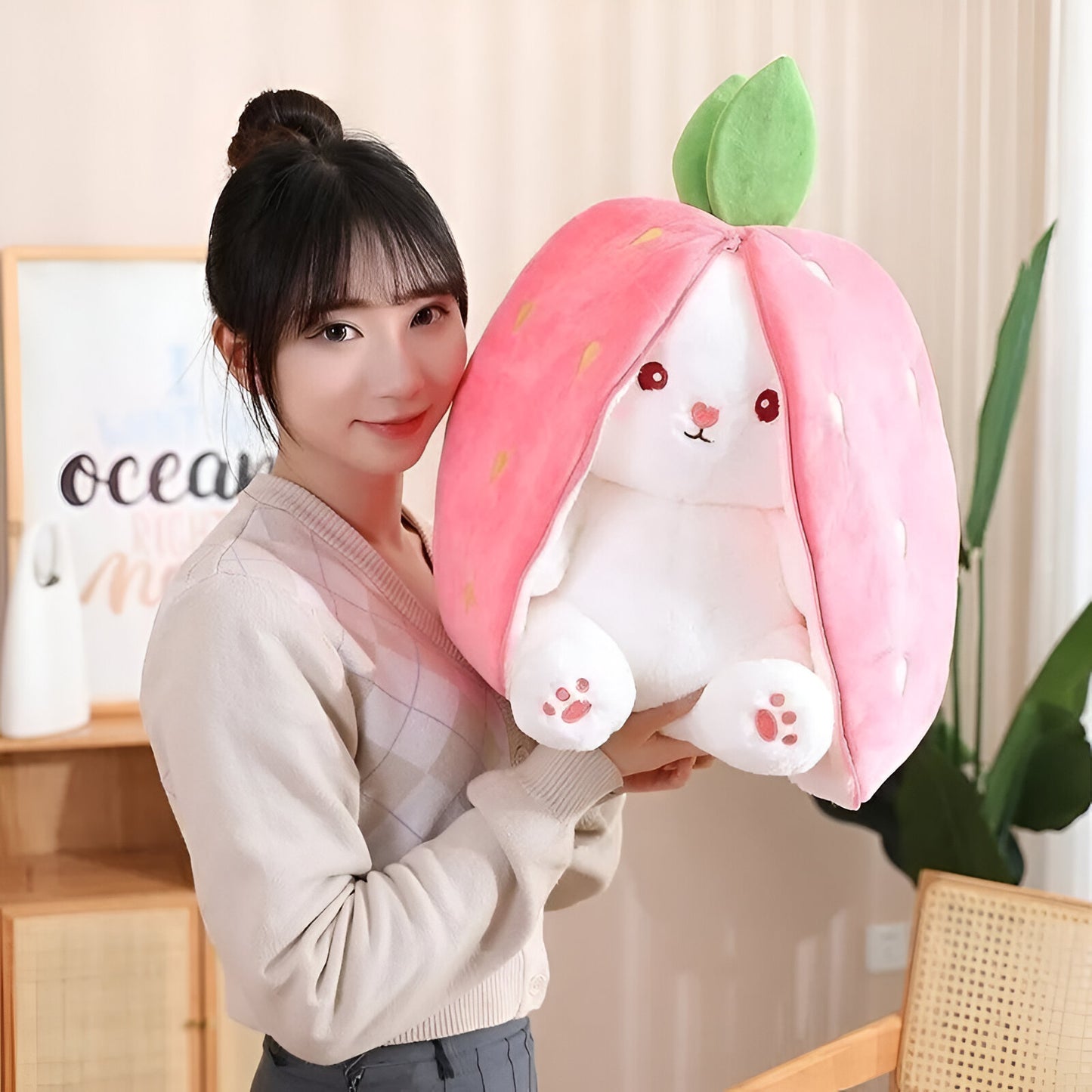 Bubu Dubu Magical Fruit Bunny Plush Toy