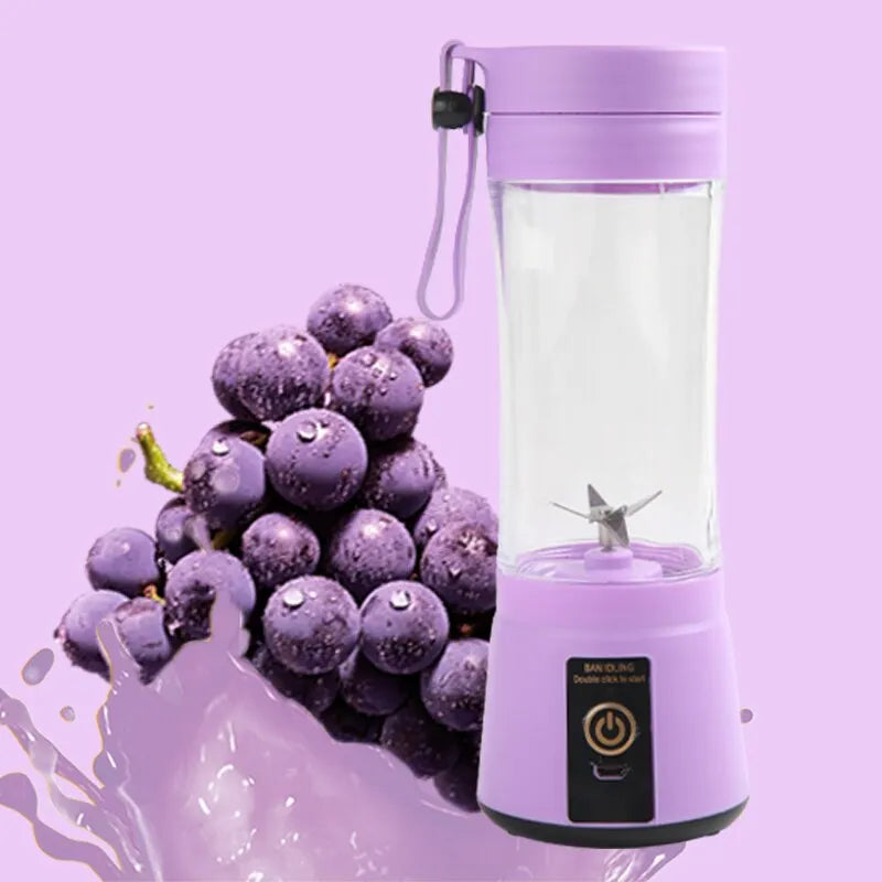 Portable Fruit Juice Purple Blender