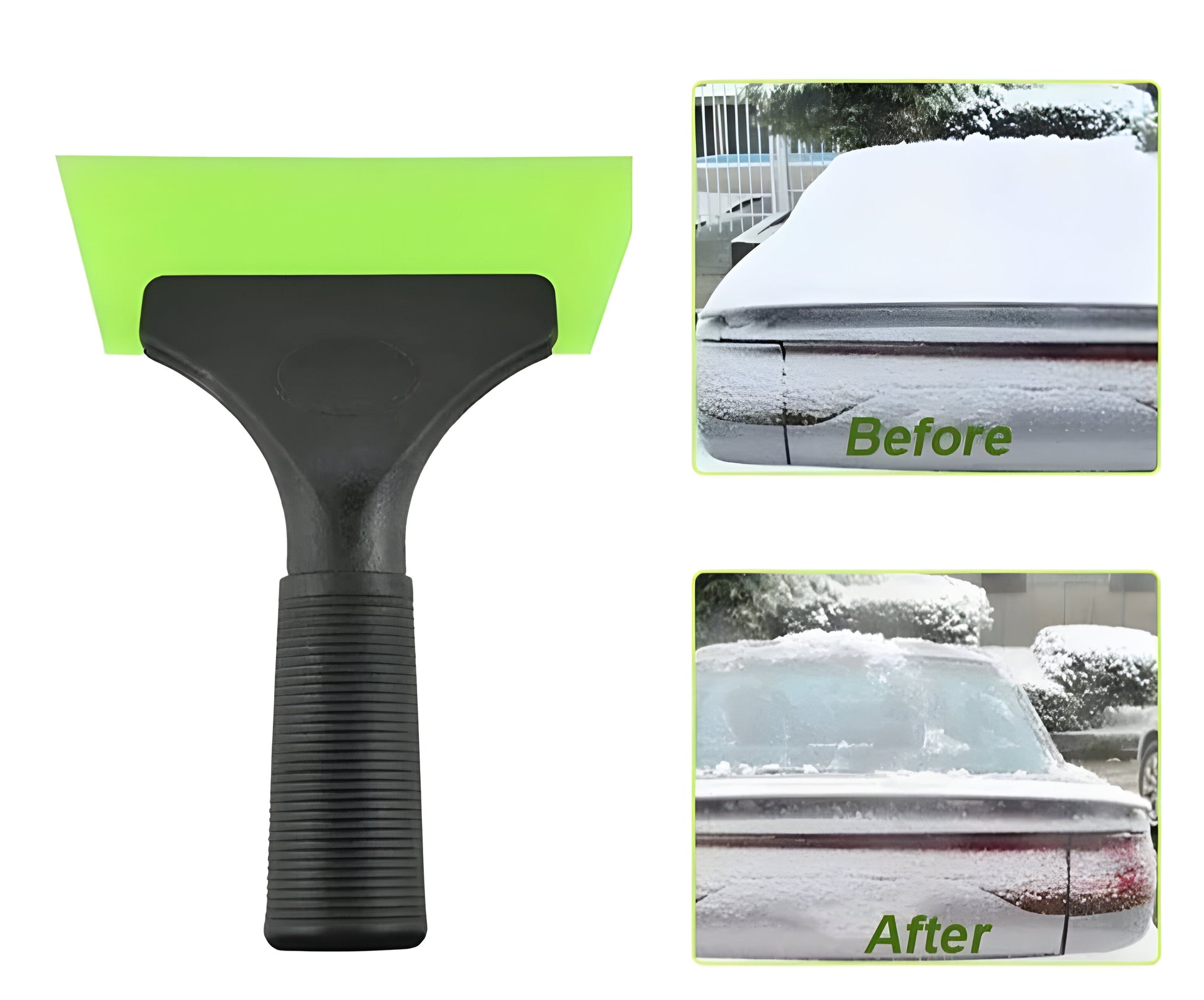 Silicone Car Squeegee: Window Wiper and Snow Scraper