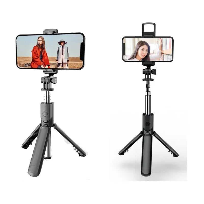 Pro Capture Selfie Stick Tripod: Bluetooth, Remote, Fill Light