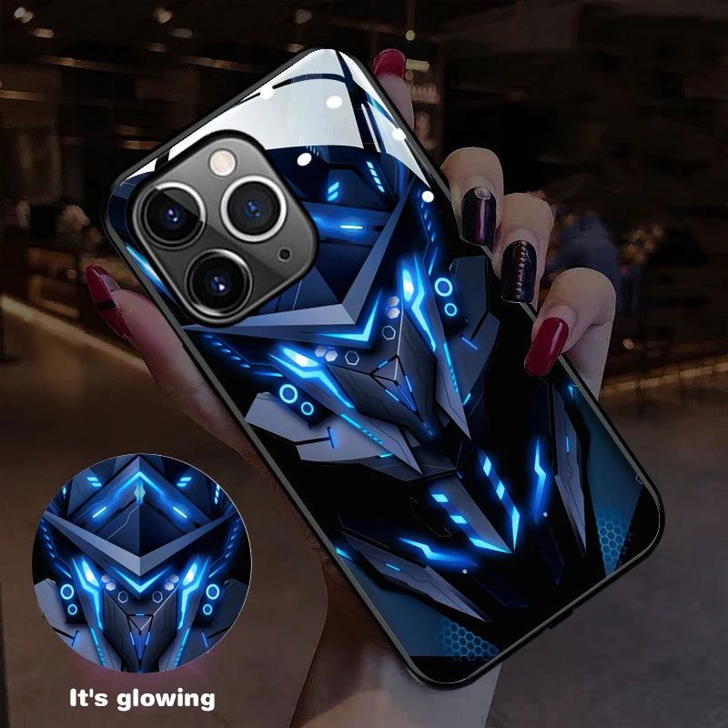 Luxury Colorful LED Light-Up Phone Case