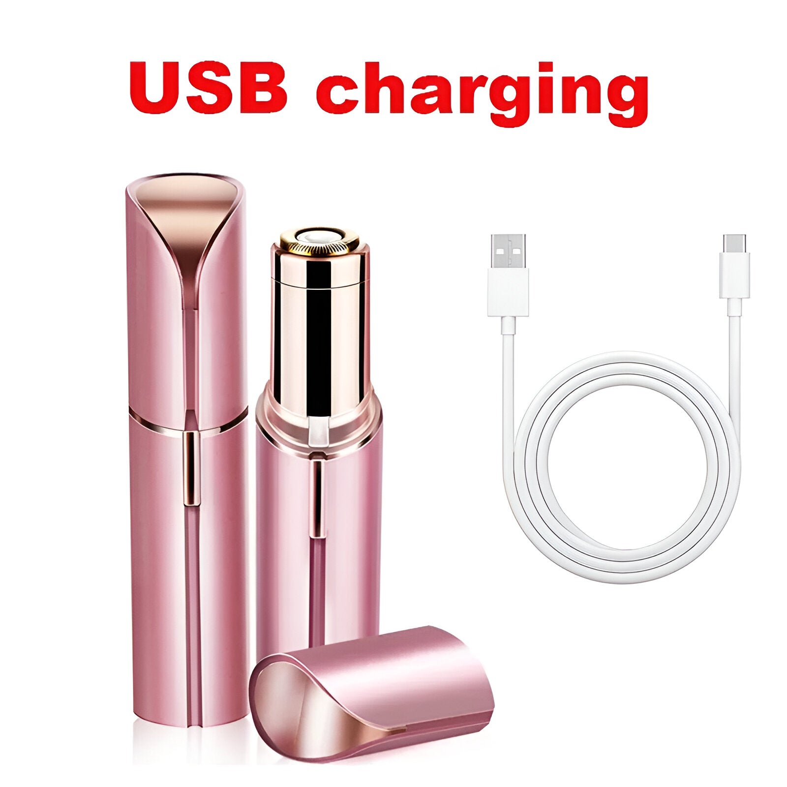 Portable Lipstick Shaped Electric Hair Remover