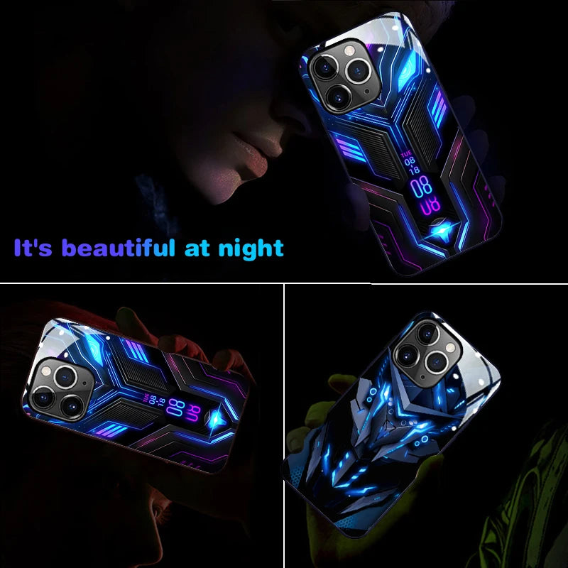 Luxury Colorful LED Light-Up Phone Case