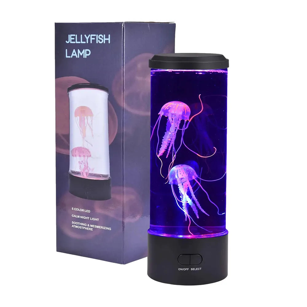 Colour Changing Jellyfish Lamp - USB/Battery Powered Table Night Light