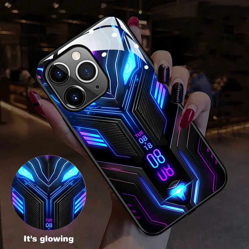 Luxury Colorful LED Light-Up Phone Case