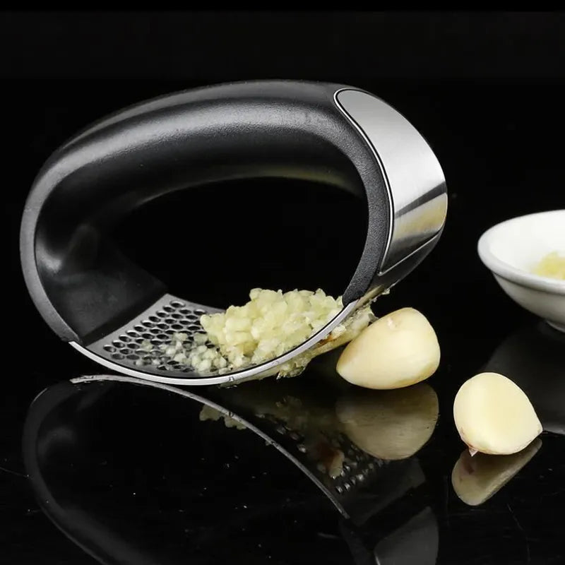 Stainless Steel Garlic Press Crusher