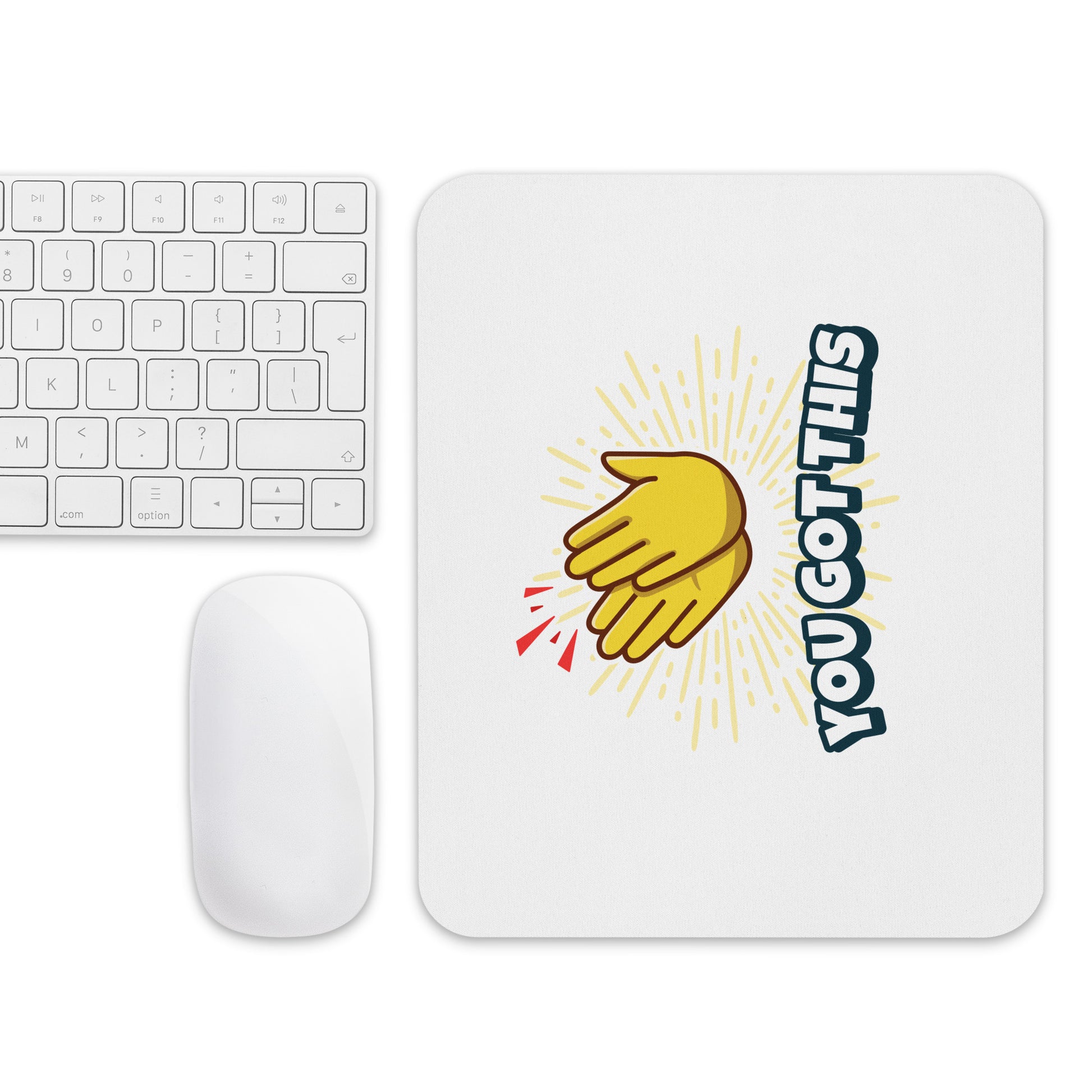 White Mouse Pad