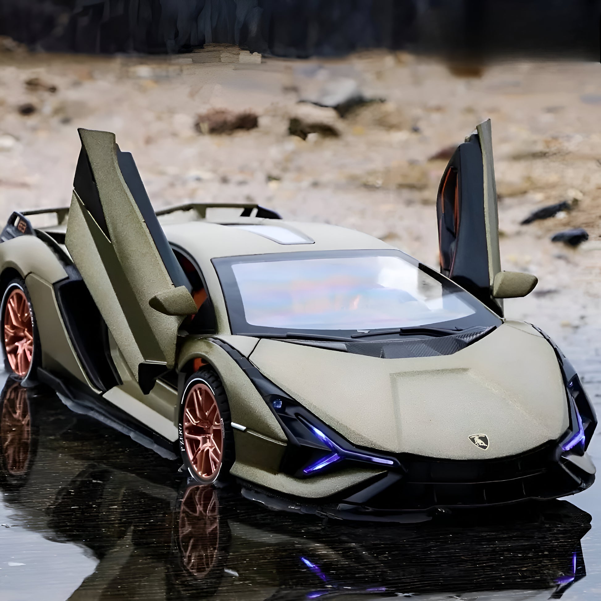 Lamborghini Sian FKP37: Realistic Diecast Car Model