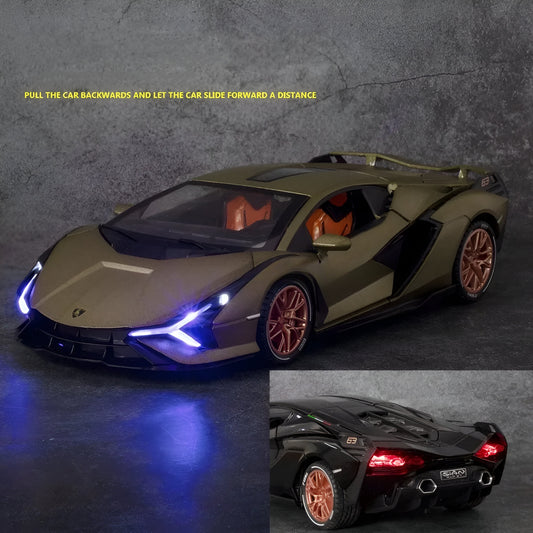 Lamborghini Sian FKP37: Realistic Diecast Car Model 