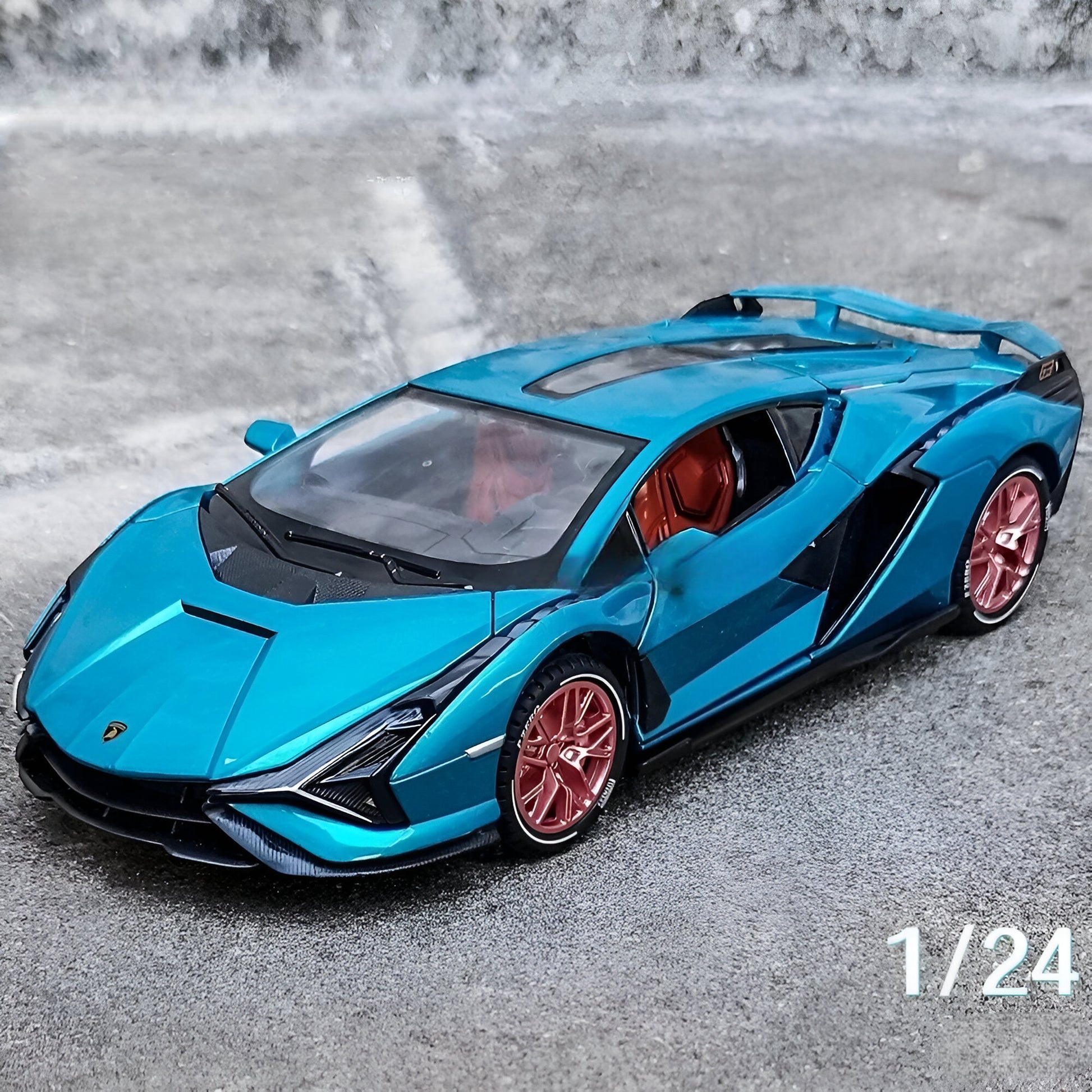 Lamborghini Blue Toy Car Model